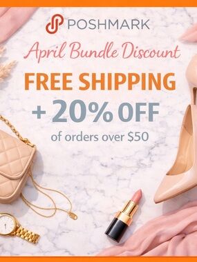 Bundle discount 20% off + free ship all month in april